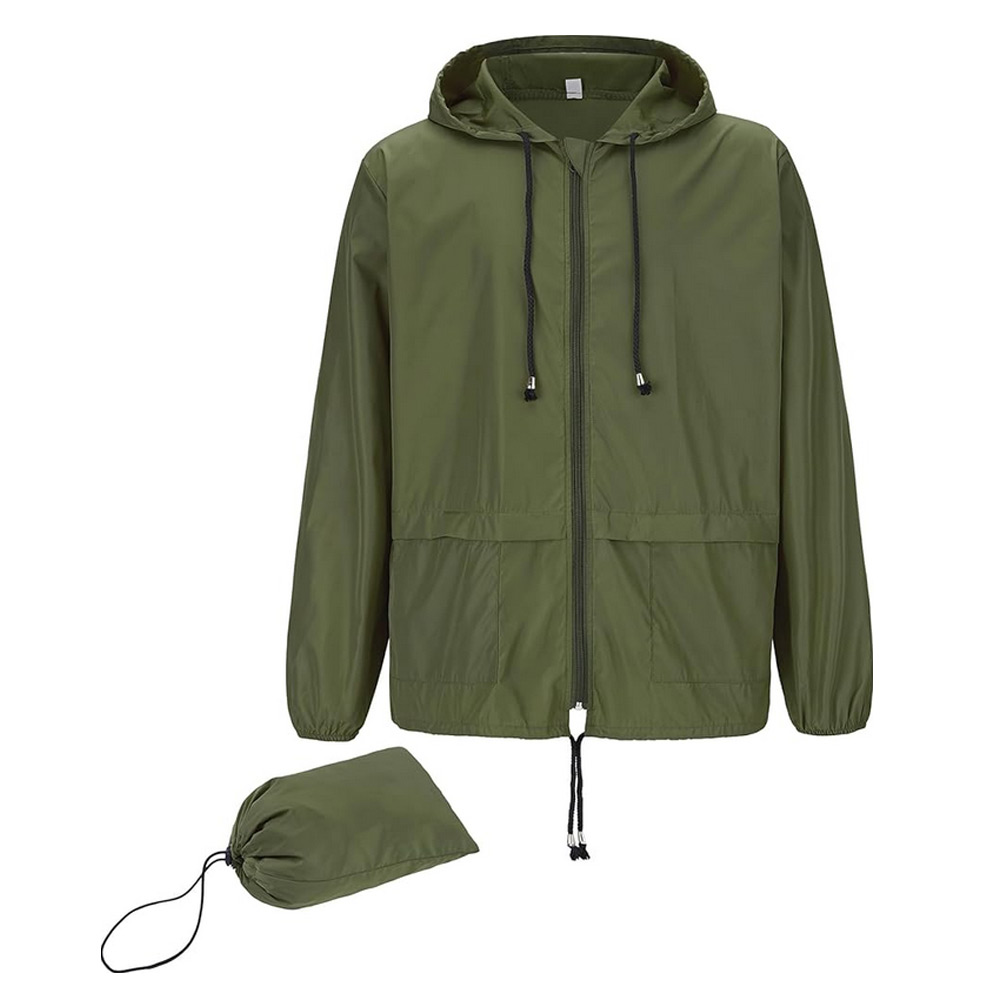 Raincoat for Men/women Pack-able Rain Jacket Waterproof